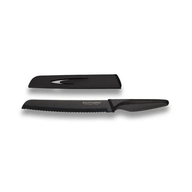 echtwerk-blacksteel-brotmesser-20-cm-wellenschliff-antihaft image 1