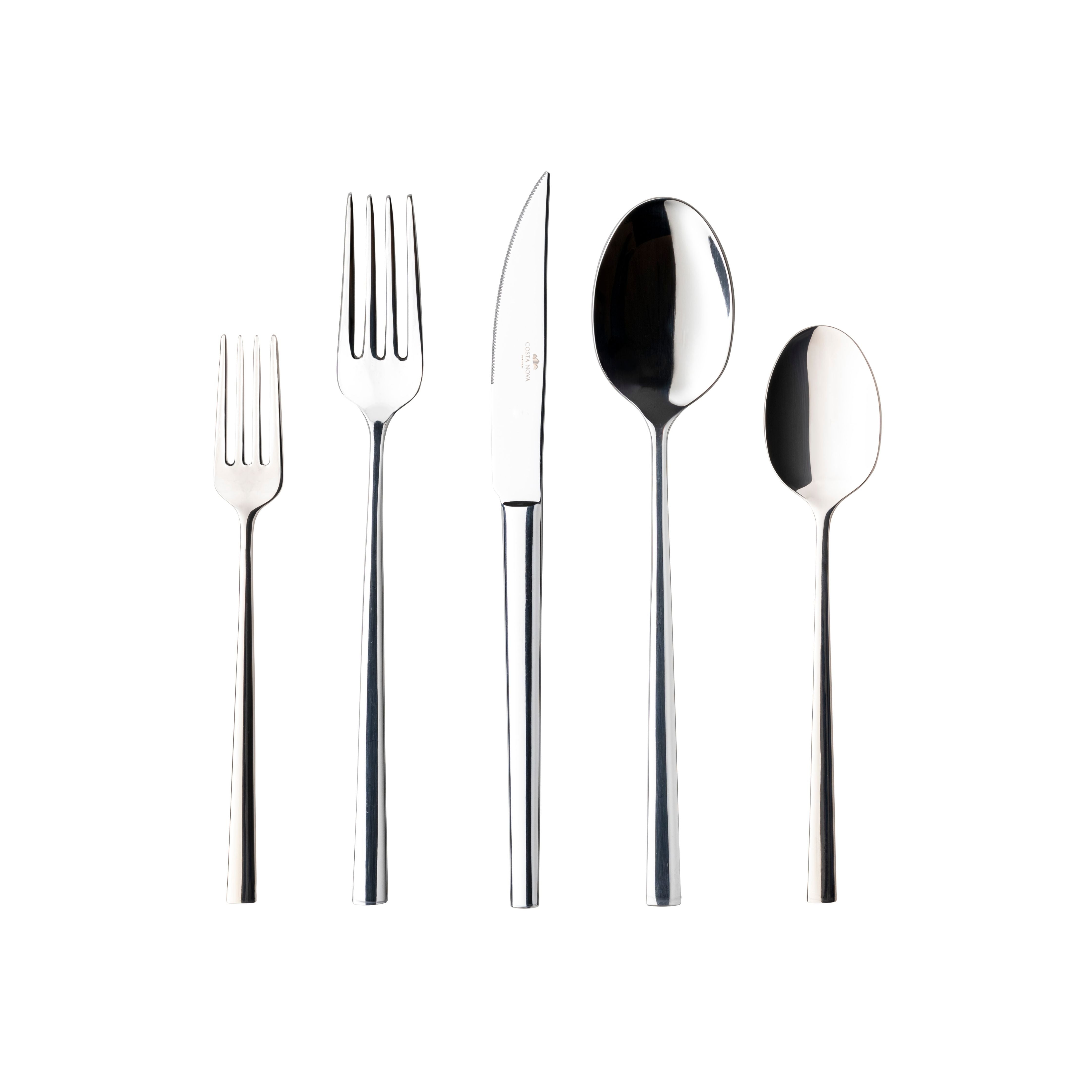 costa-nova-vela-5-teiliges-besteckset-silber-poliert-edelstahl image 1