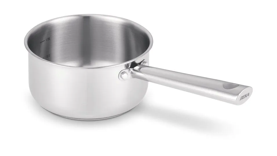 beka-cicla-stieltopf-edelstahl-16-cm-chrome-recycelt image 1
