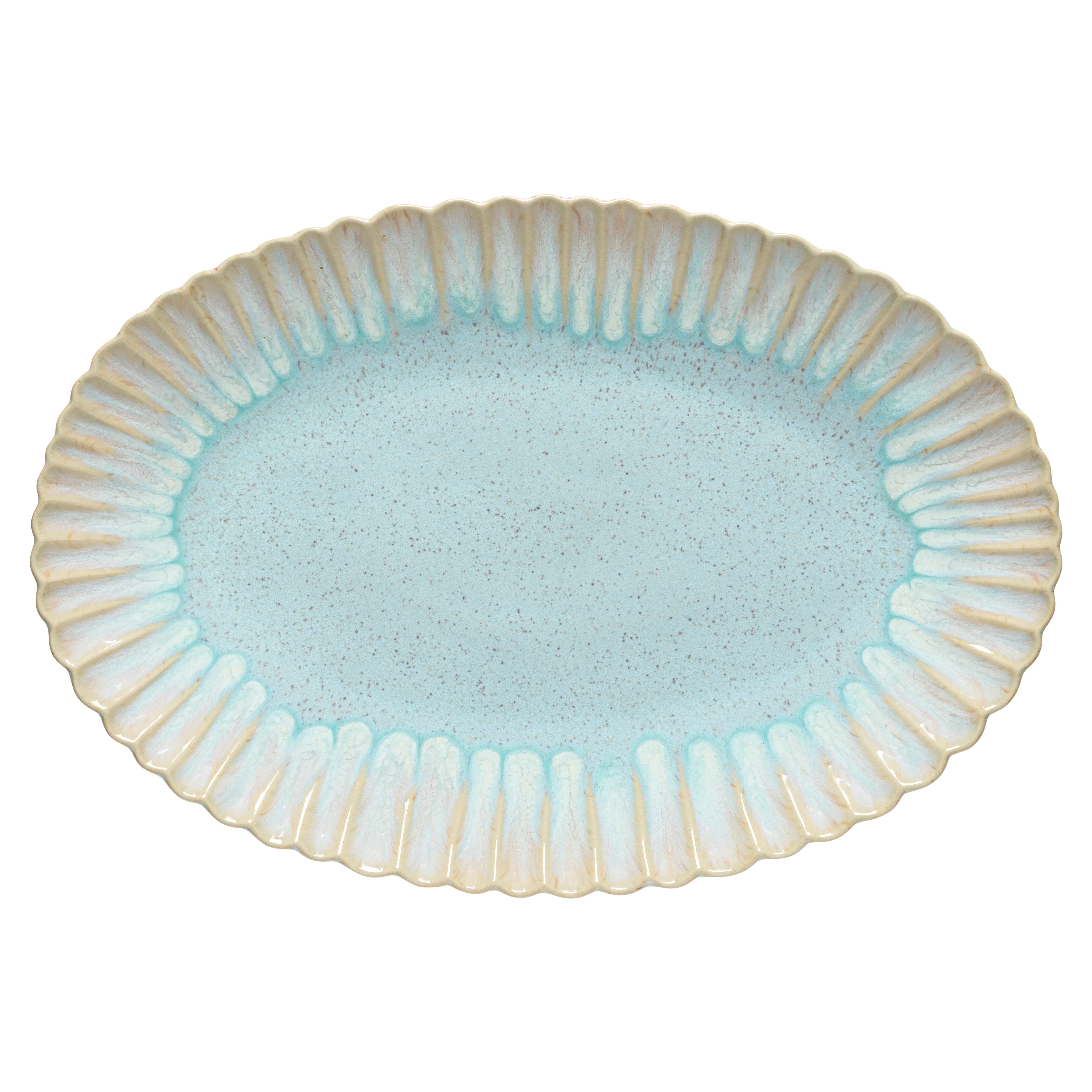 costa-nova-mallorca-servierplatte-oval-sea-azul-steingut image 1
