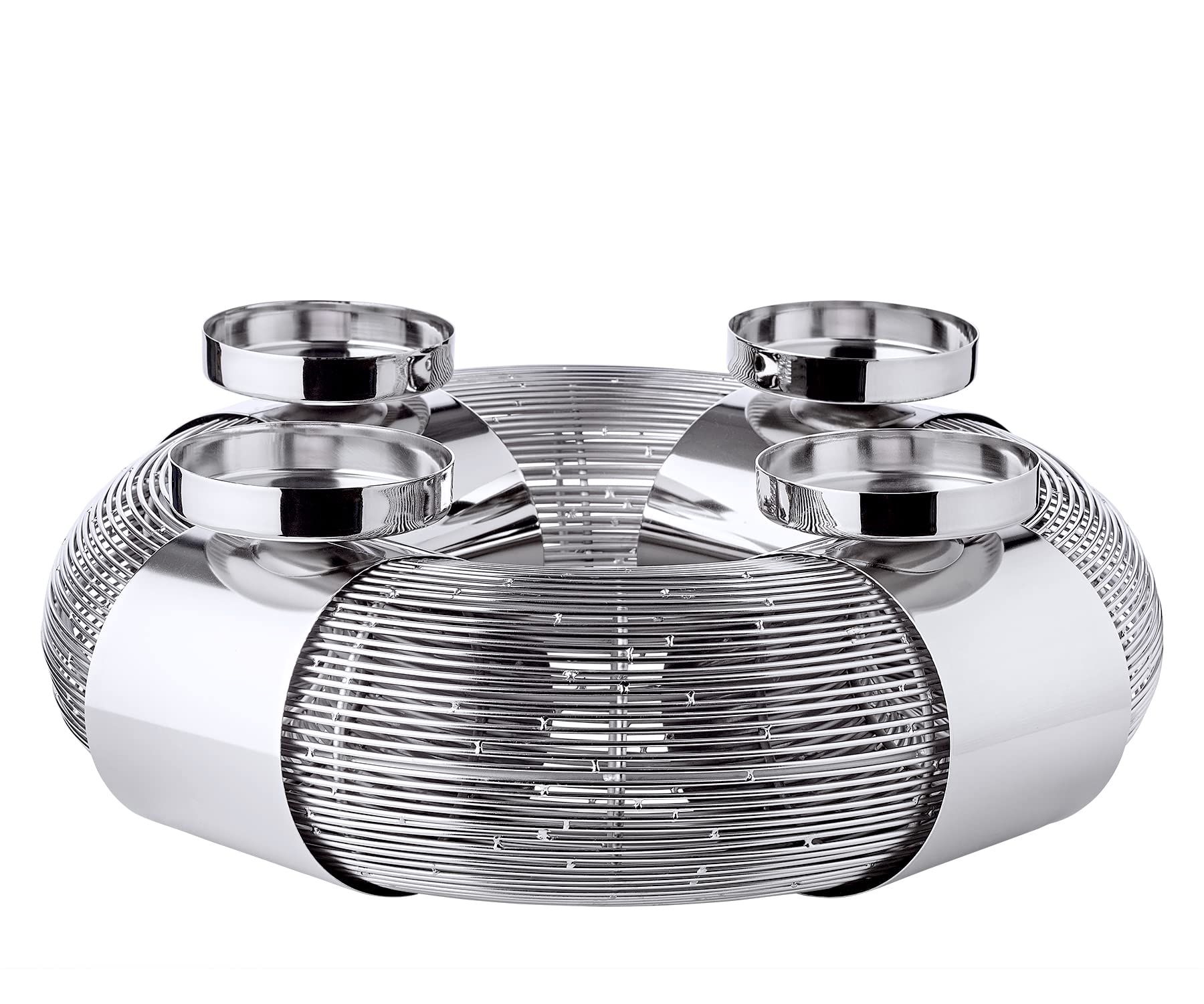 edzard-flax-adventskranz-edelstahl-36-cm-silber image 2