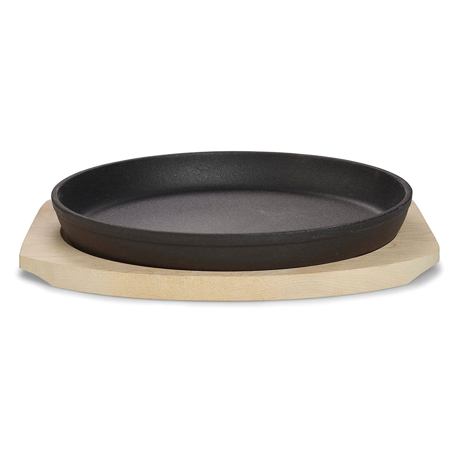 echtwerk-bbq-servierpfanne-gusseisen-25cm-1-tlg-mit-brett image 3