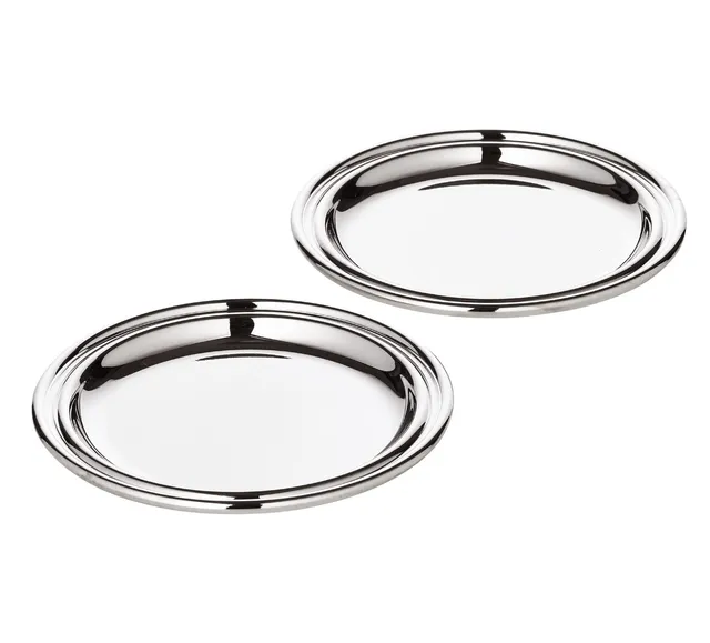 edzard-astoria-untersetzer-2er-set-11-cm-versilbert image 1