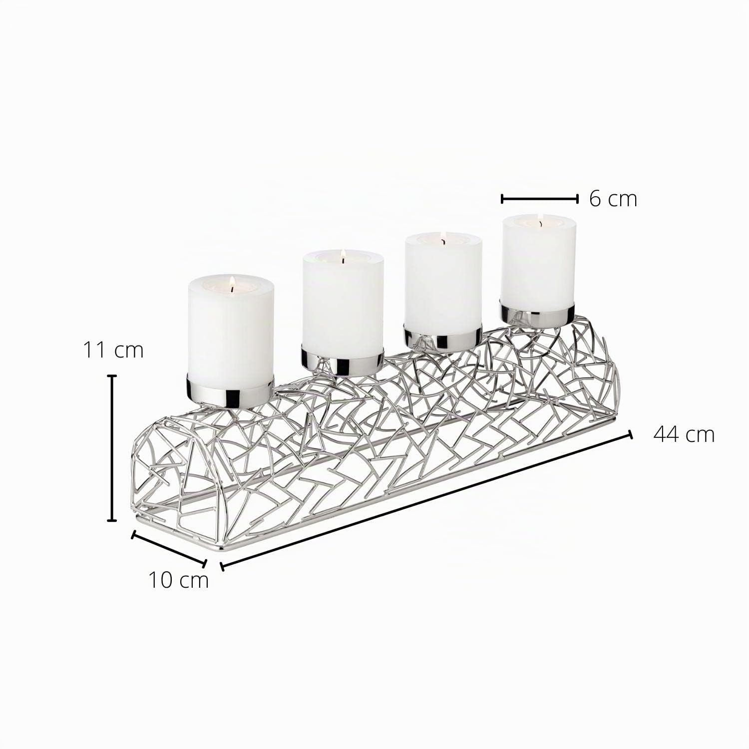 edzard-milano-adventskerzenhalter-44-cm-silber-vernickelt image 7