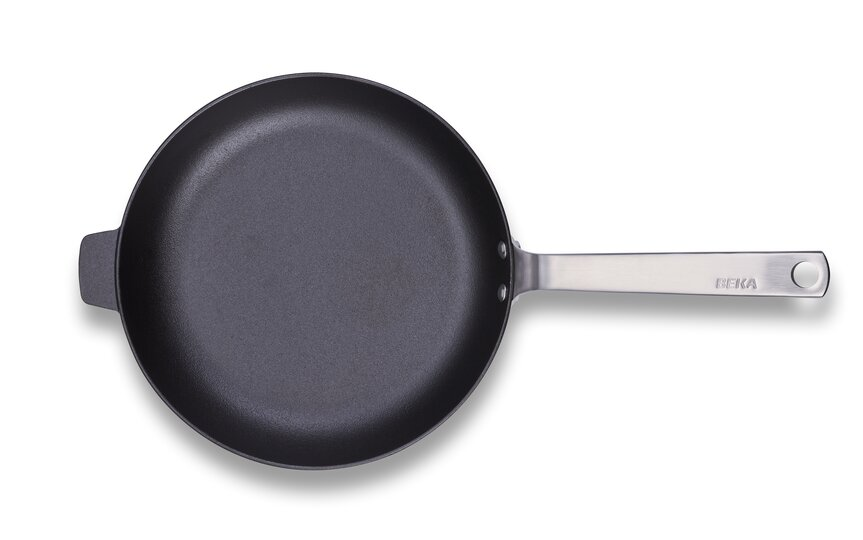 beka-stark-bratpfanne-28-cm-schwarz-gusseisen image 2