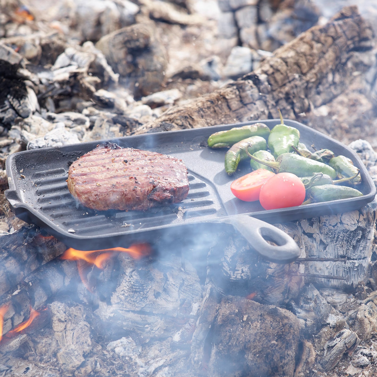 echtwerk-bbq-kochen-grillpfanne-gusseisen-34-cm-emailliert image 4