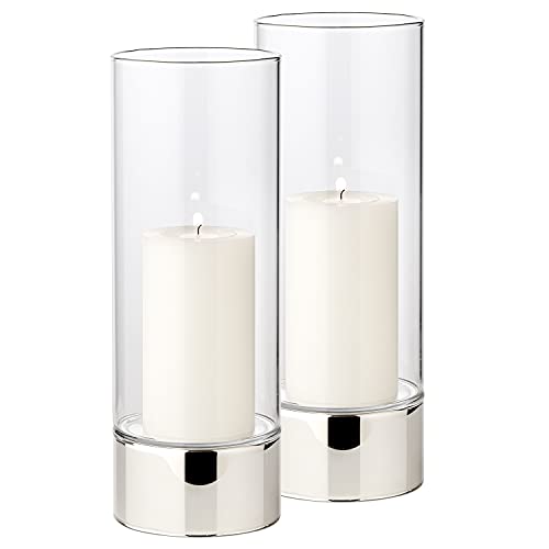 edzard-granada-windlicht-glas-2er-set-silberoptik-25-cm image 6