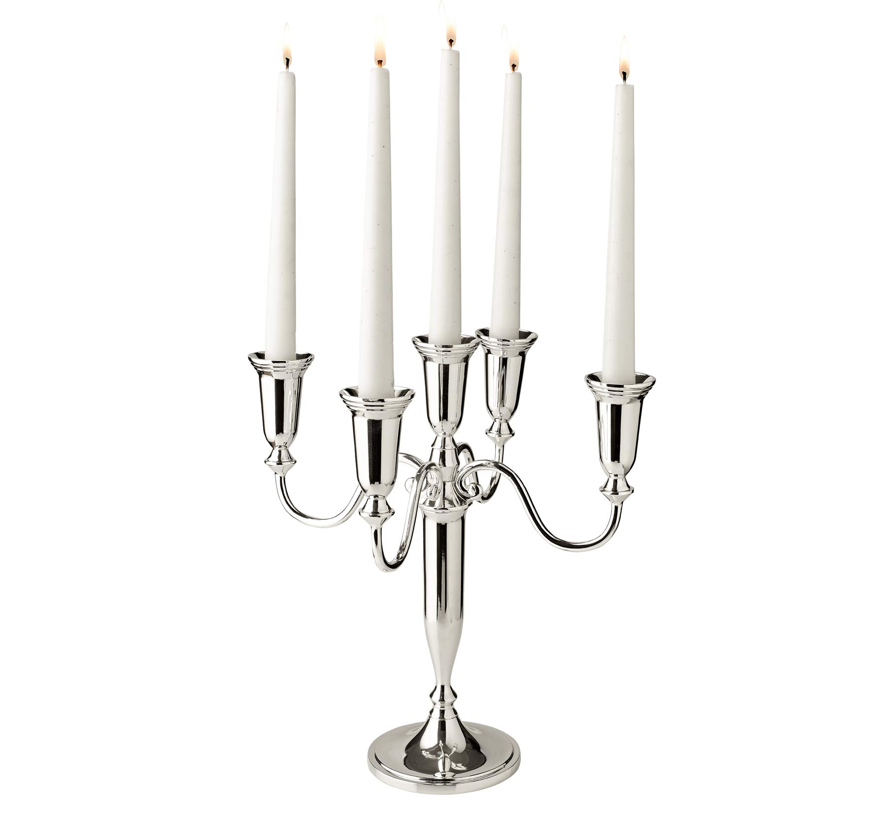 edzard-venezia-kandelaber-5-armig-versilbert-31-cm image 2