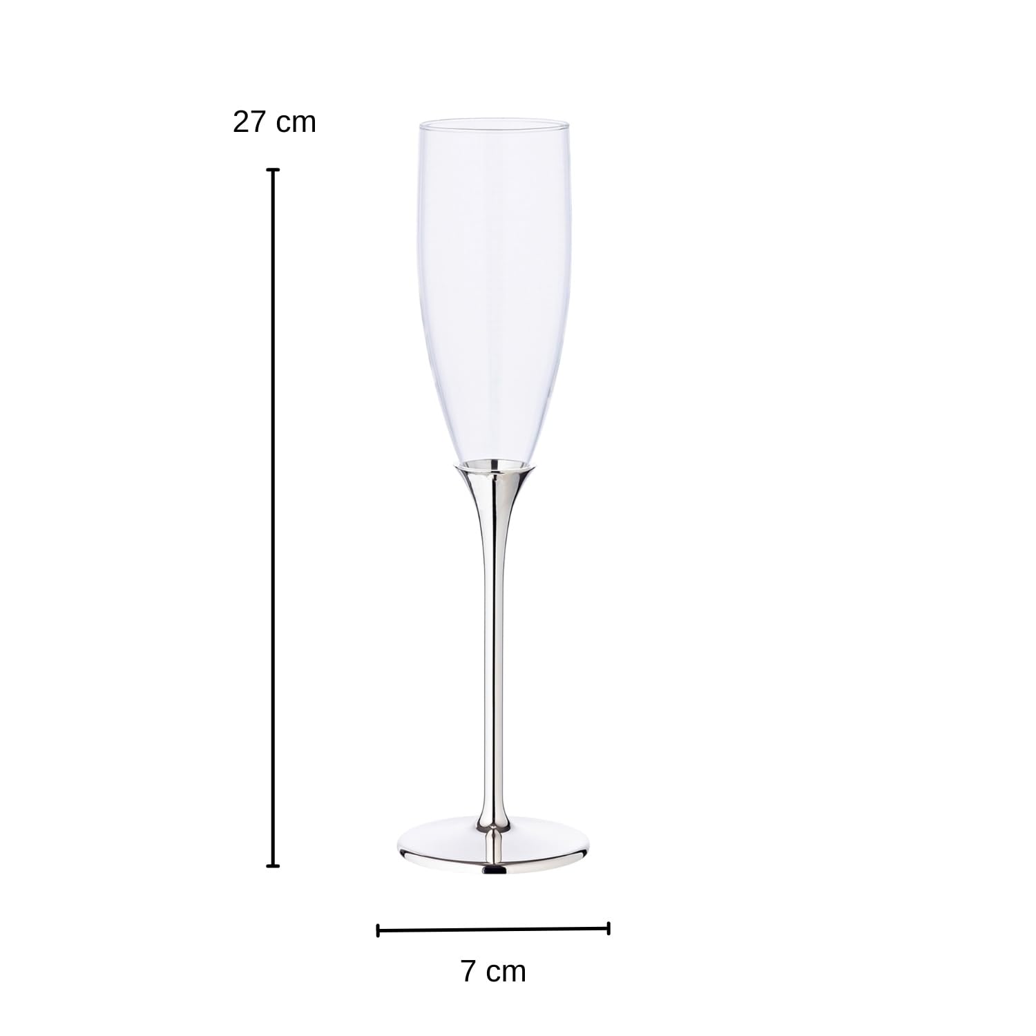 edzard-mido-victoria-sektkelche-2er-set-27-cm-versilbert image 5