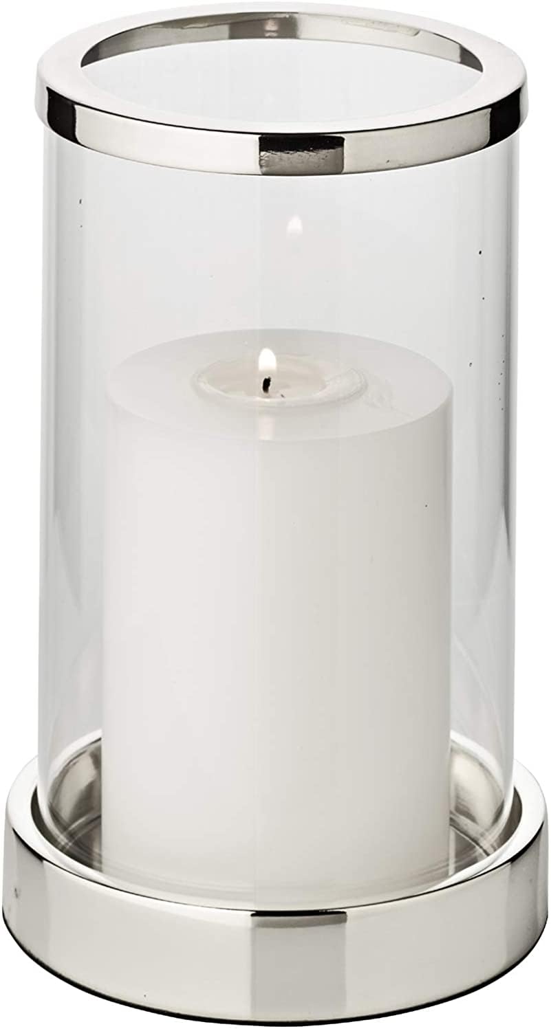 edzard-sanremo-windlicht-versilbert-h-20-cm image 1