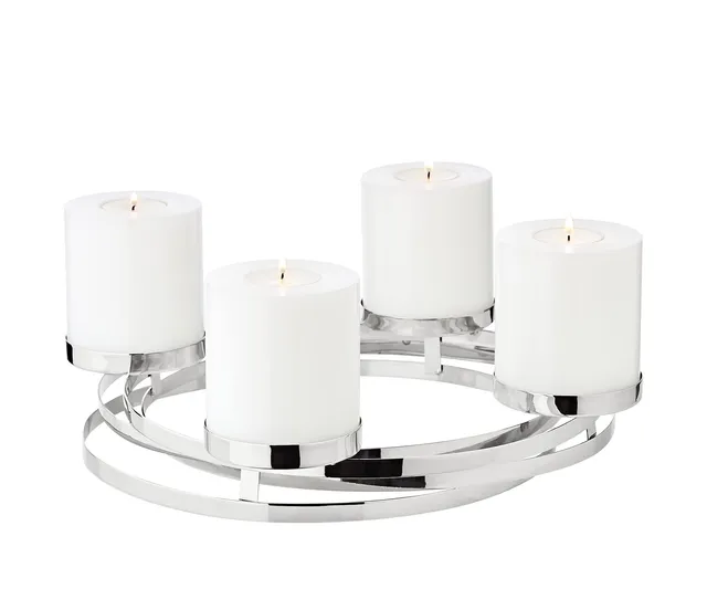 edzard-milano-adventskranz-annabel-34-cm-edelstahl image 1