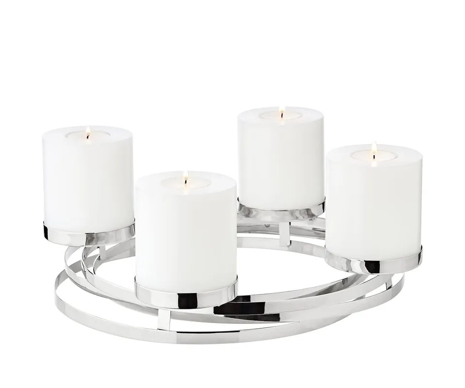 edzard-milano-adventskranz-annabel-34-cm-edelstahl image 1