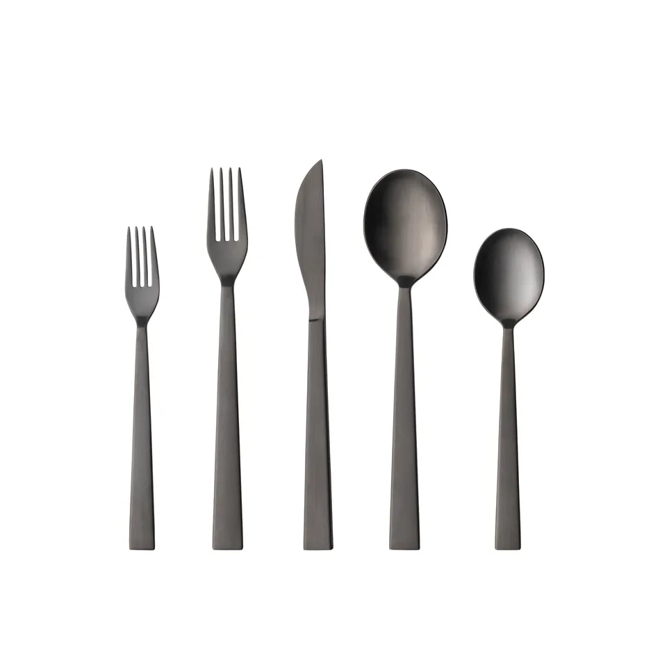 costa-nova-sen-besteckset-5-tlg-schwarz-matt-edelstahl image 1