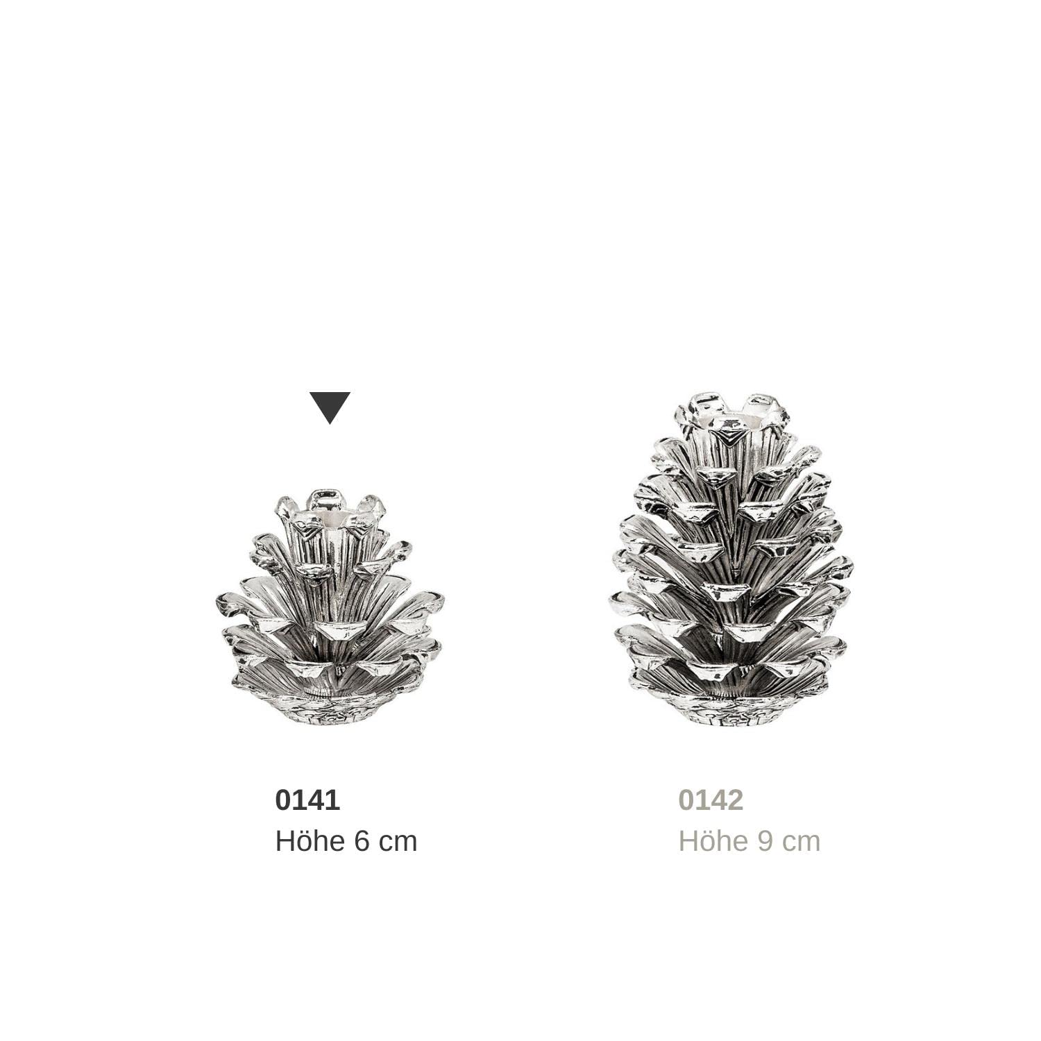 edzard-kingston-kerzenleuchter-zapfen-6-cm-silber image 6