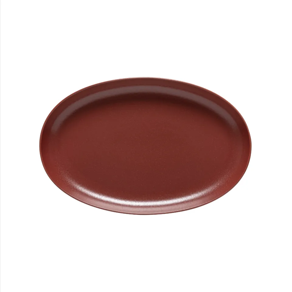 costa-nova-pacifica-servierplatte-oval-cayenne-rot image 1