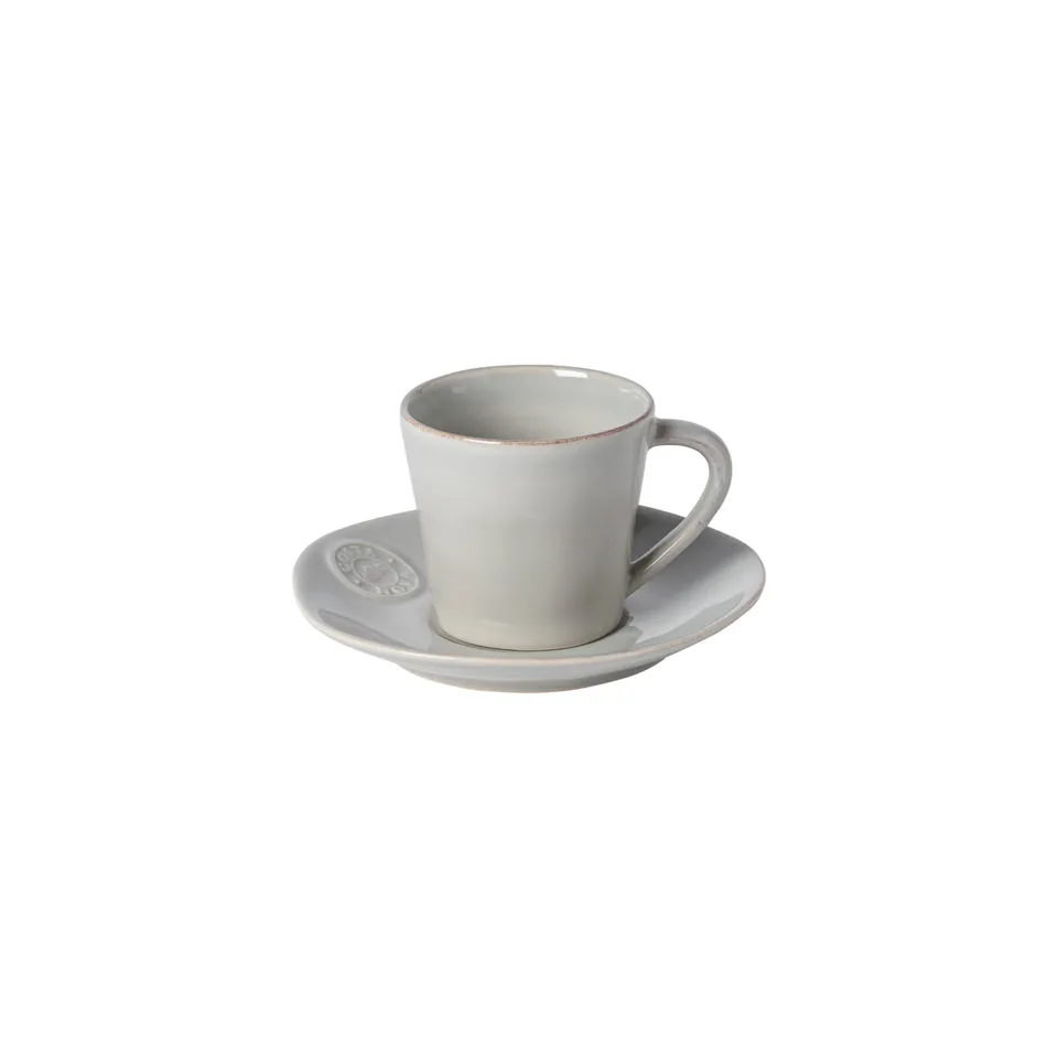 costa-nova-nova-teetasse-mit-untertasse-sand-grau image 1