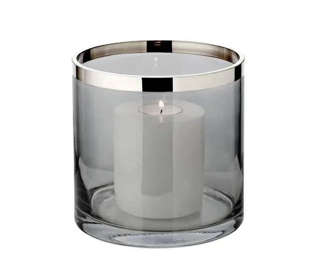 edzard-zeus-windlicht-15-cm-rauchglas-mit-platinrand image 1