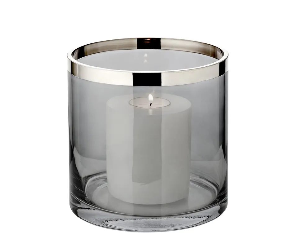 edzard-zeus-windlicht-15-cm-rauchglas-mit-platinrand image 1