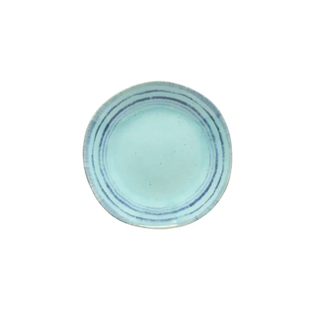costa-nova-nantucket-salat-und-dessertteller-steingut-aqua-blau image 1