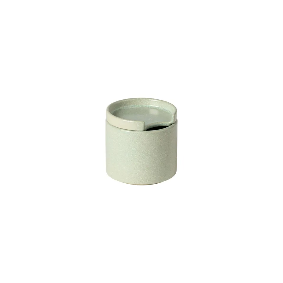 costa-nova-redonda-zuckerdose-bay-leaf-gr-n-steinzeug image 1