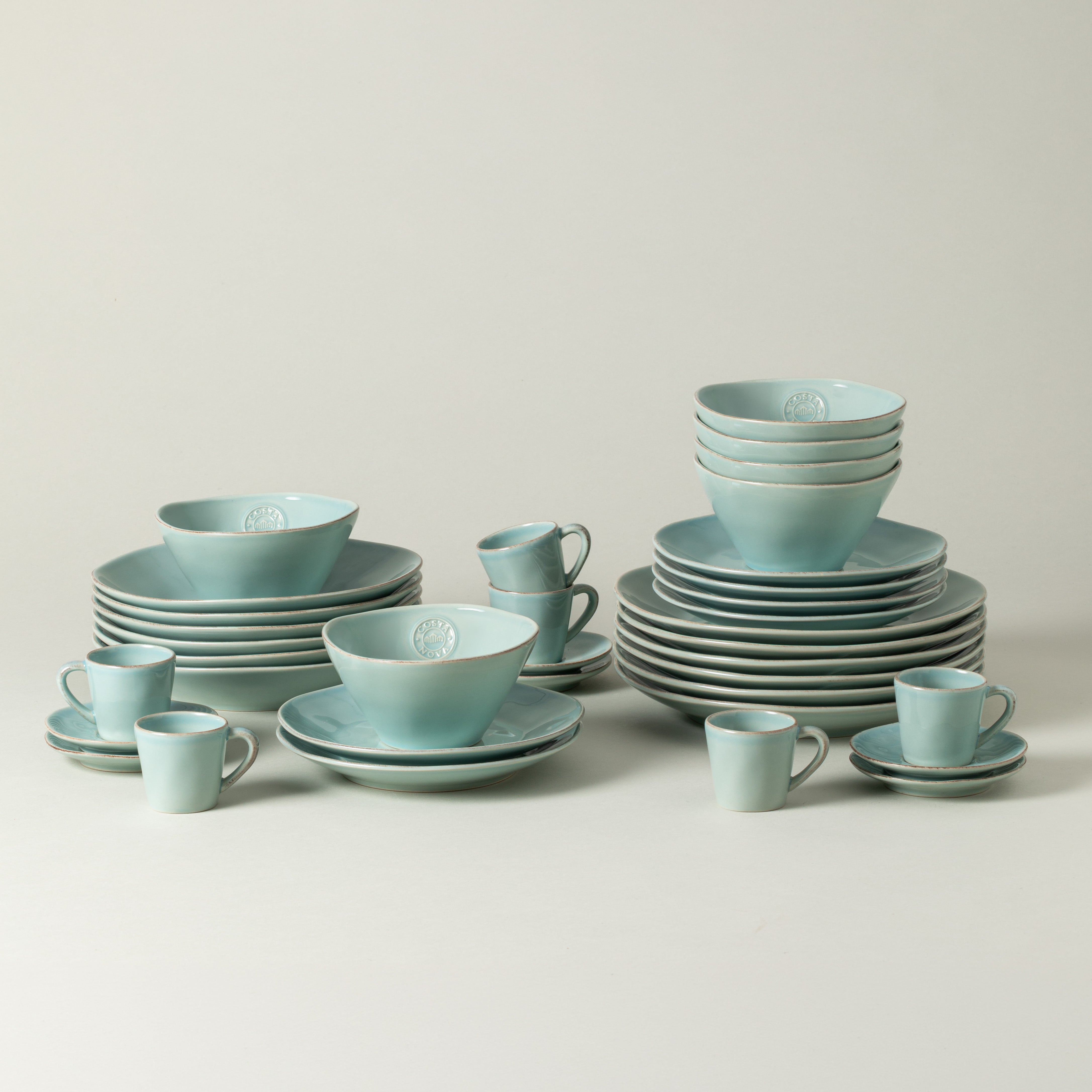 costa-nova-nova-tafelservice-30-tlg-steingut-t-rkis-kaffeetasse image 1