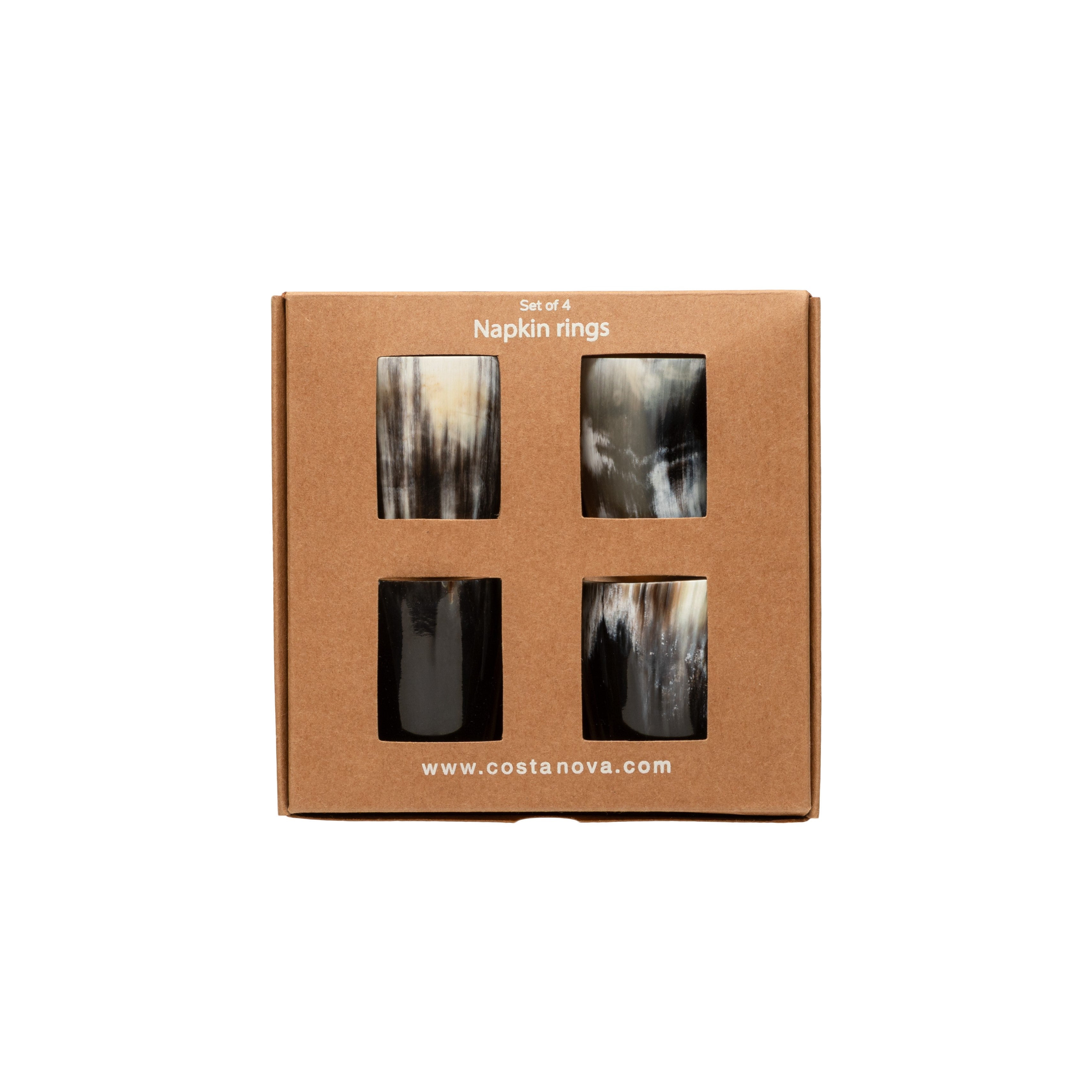costa-nova-friso-serviettenringe-4er-horn-grau image 1