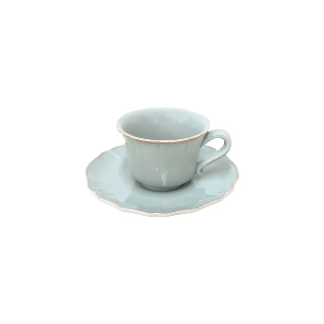 costa-nova-alentejo-teetasse-mit-untertasse-t-rkis-steinzeug image 1