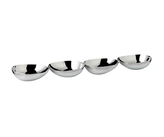 edzard-dallas-luma-snackschale-4-fach-edelstahl-38-cm image 1