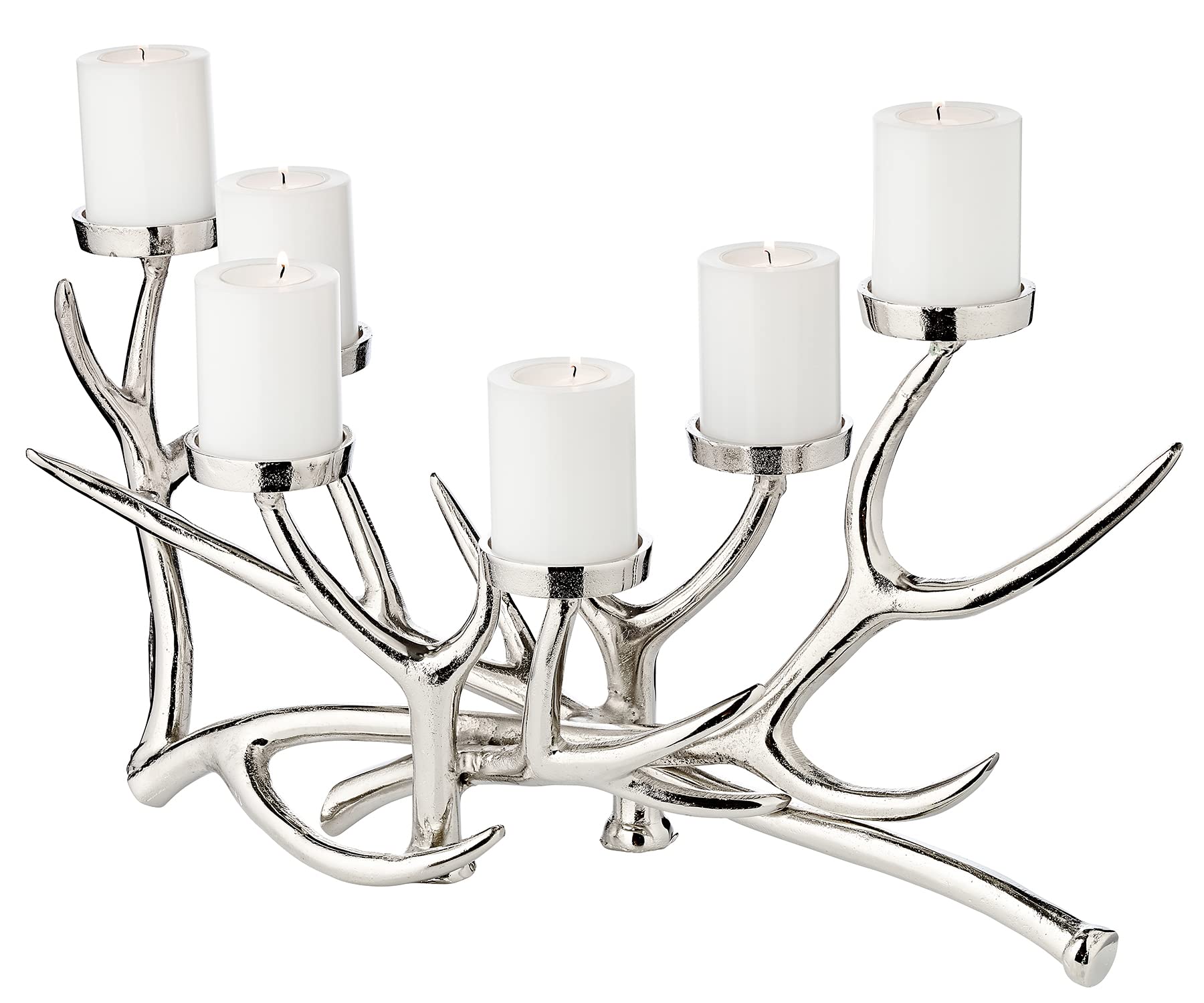 edzard-james-kerzenhalter-geweih-50-cm-vernickelt image 1