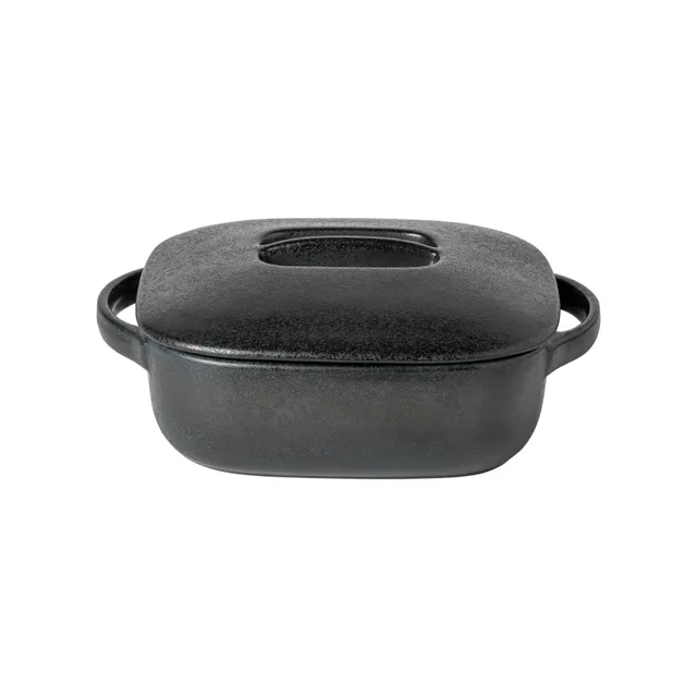 costa-nova-boutique-auflaufform-eckig-schwarz-mit-deckel image 1