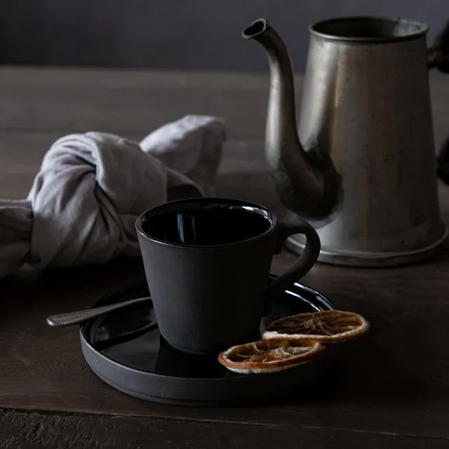 costa-nova-lagoa-1locs03-espressotasse-schwarz-mit-pires image 1