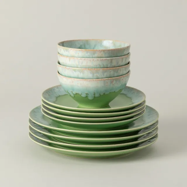 costa-nova-taormina-tafelservice-12-tlg-lime-gr-n-tasse image 1