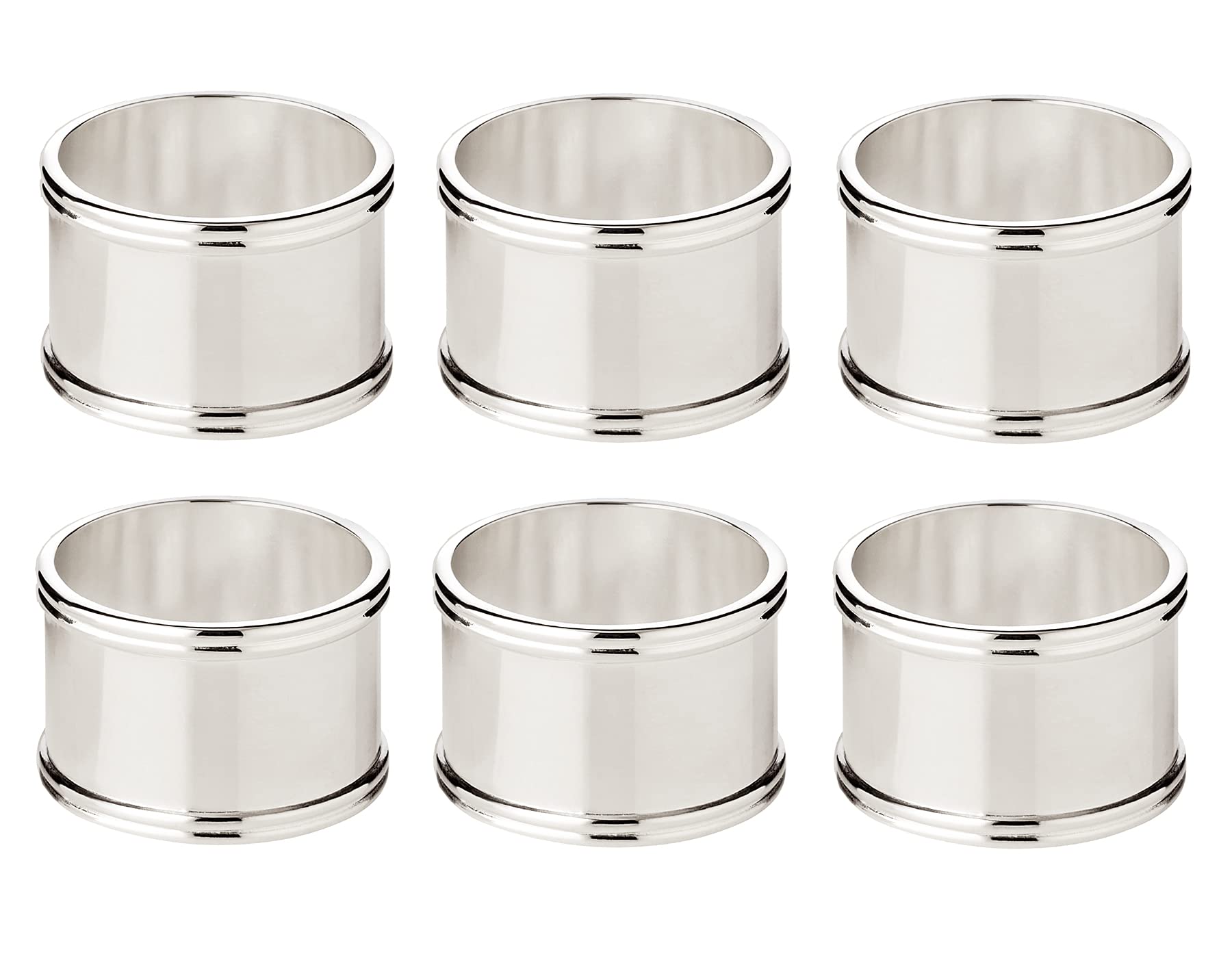 edzard-madrid-serviettenringe-6er-set-versilbert-4-cm image 2
