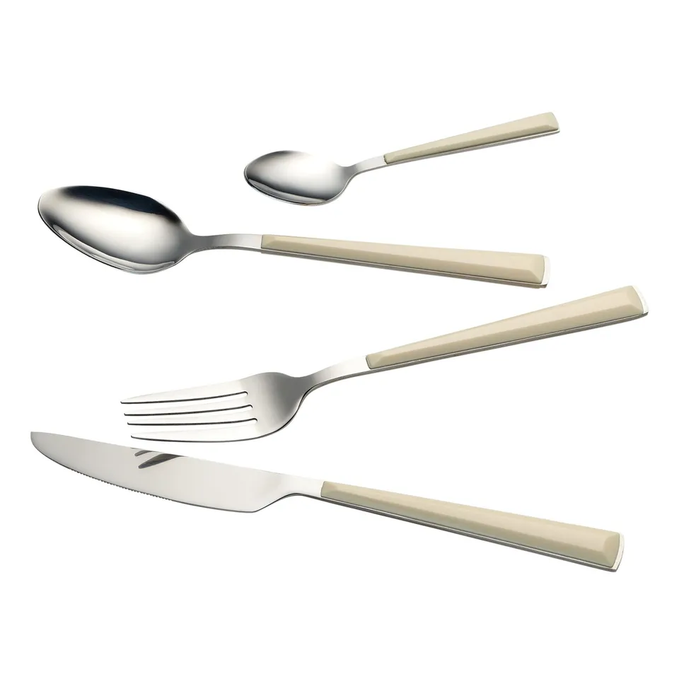 echtwerk-basic-besteck-set-24-tlg-schwarz-kunststoffgriff image 1