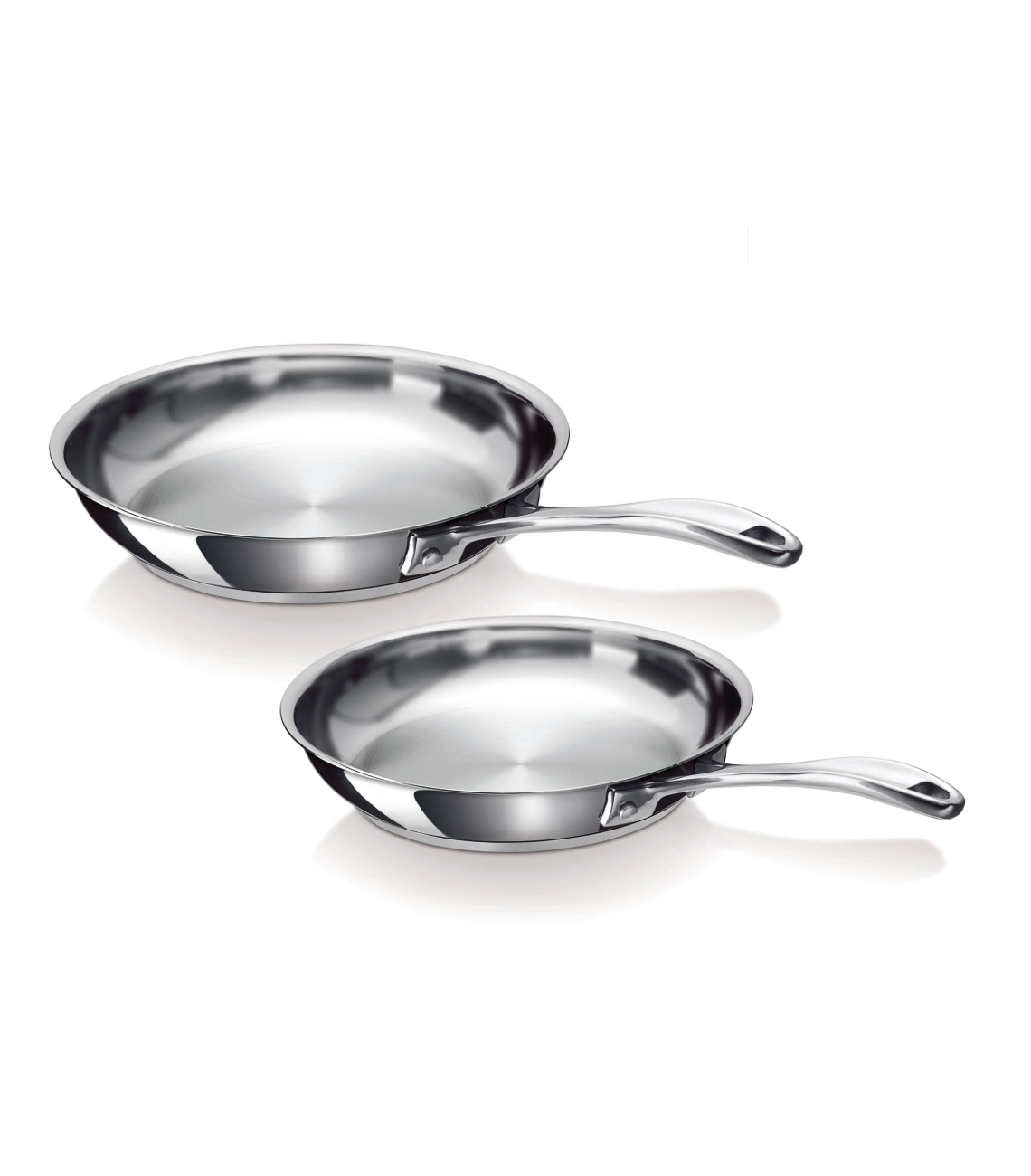 beka-chef-pfannenset-edelstahl-24-28-cm-2-teilig-induktion image 1