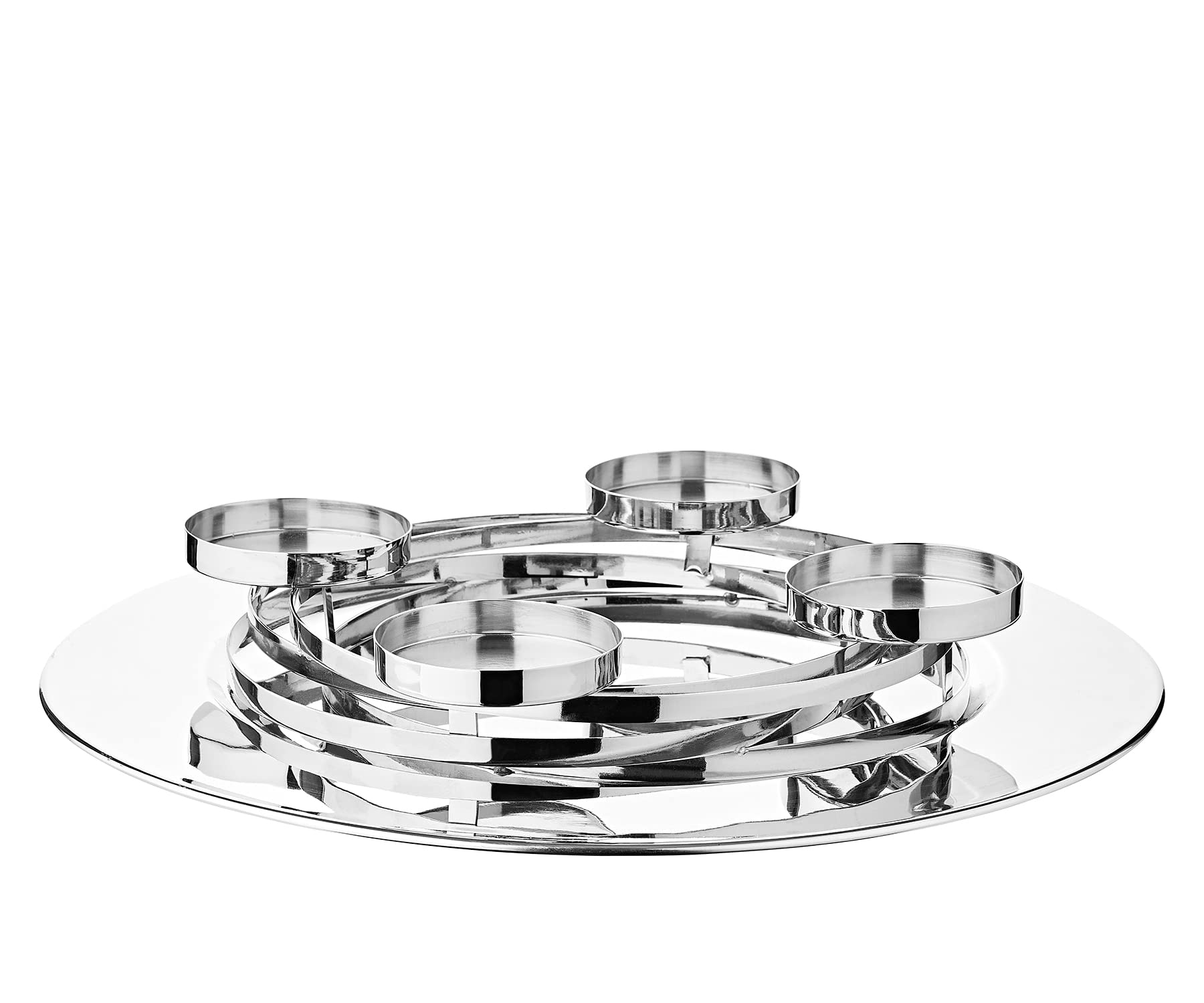 edzard-milano-adventskranz-la-annabell-39-cm-edelstahl image 2
