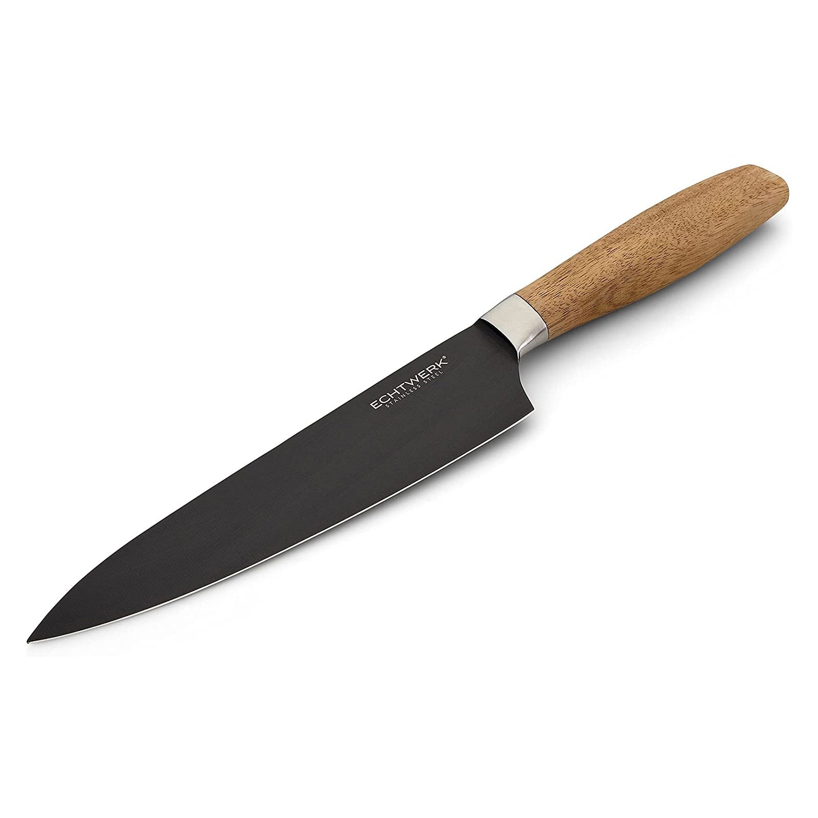 echtwerk-classic-black-edition-kochmesser-20-cm-akazienholz-rostfrei image 2