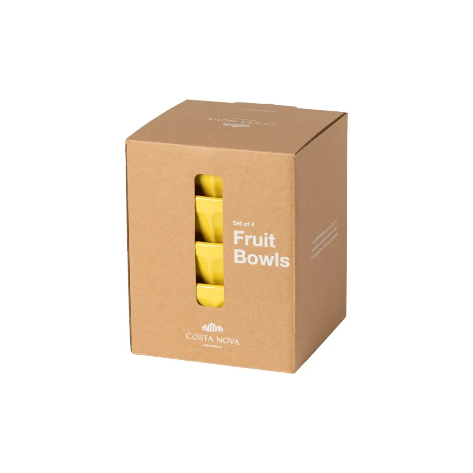 costa-nova-latte-bowls-petals-obstschalen-kamillegelb-4er image 1