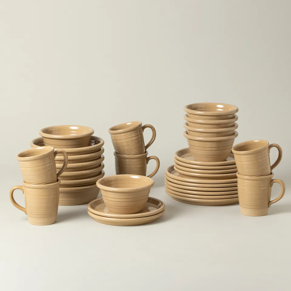 costa-nova-scotia-30-teiliges-geschirrset-braun-mit-becher image 1