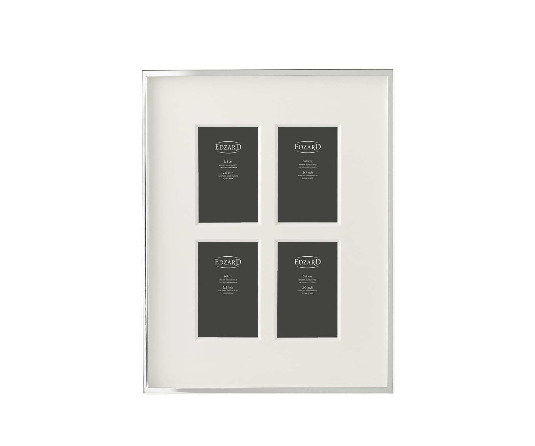 edzard-napoli-bilderrahmen-collage-4x-5x8-cm-versilbert image 2