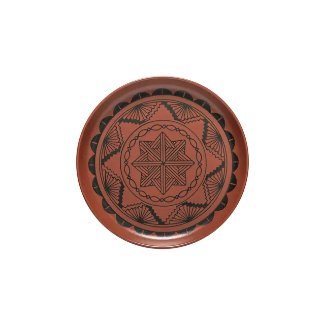 costa-nova-pacifica-sop231-dessertteller-aztec-rot image 1