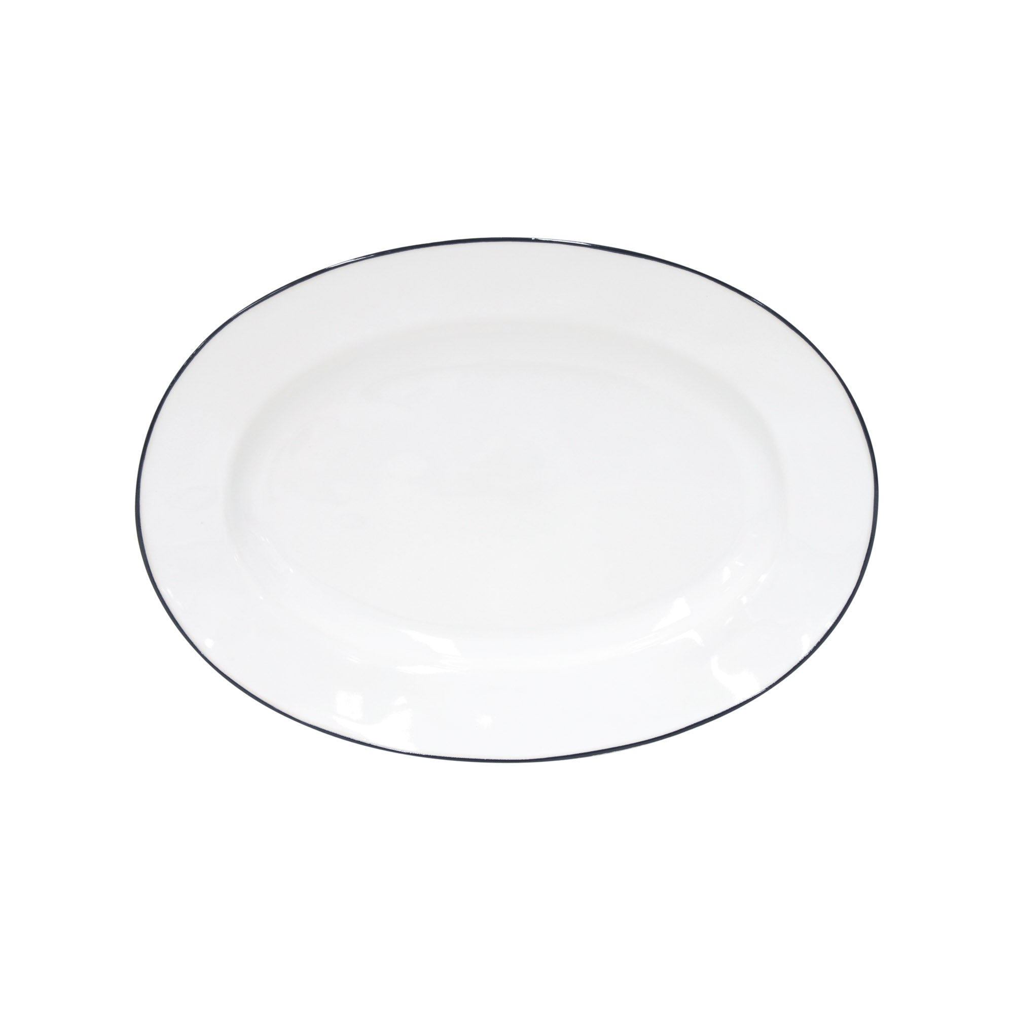 costa-nova-beja-servierplatte-oval-wei-blau-glanz image 1