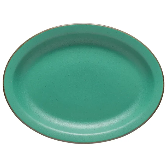 costa-nova-positano-ovale-servierplatte-steinzeug-aloe-verde-matt image 1