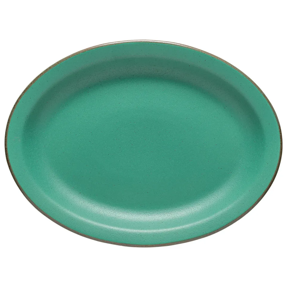 costa-nova-positano-ovale-servierplatte-steinzeug-aloe-verde-matt image 1