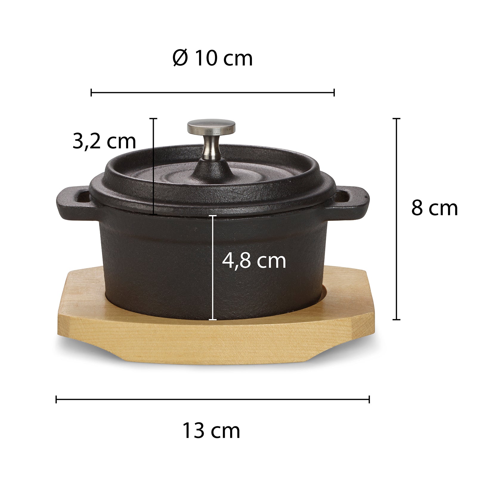 echtwerk-bbq-kochtopf-gusseisen-mini-250ml-mit-brett-1-tlg image 5