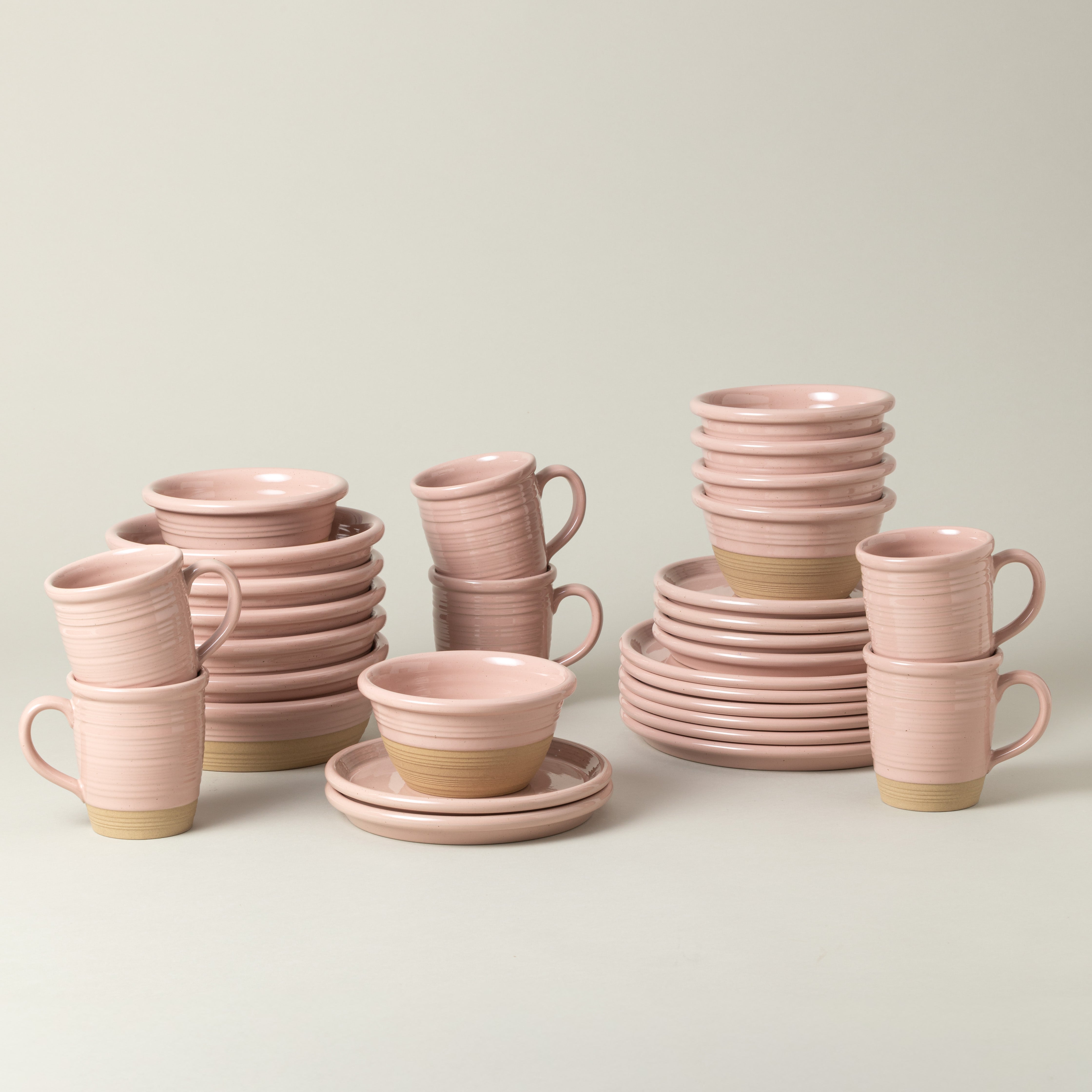 costa-nova-scotia-30-tlg-geschirrset-tasse-rosa-hell-steinzeug image 1