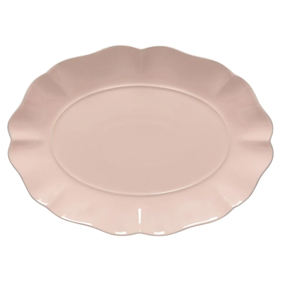 costa-nova-rosa-servierplatte-oval-gro-ros-steinzeug image 1