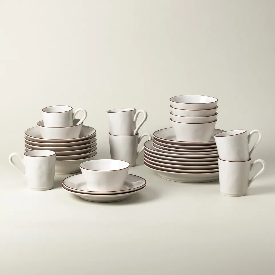 costa-nova-beja-bf-30-tafelservice-30-teilig-wei-rot-steingut image 1
