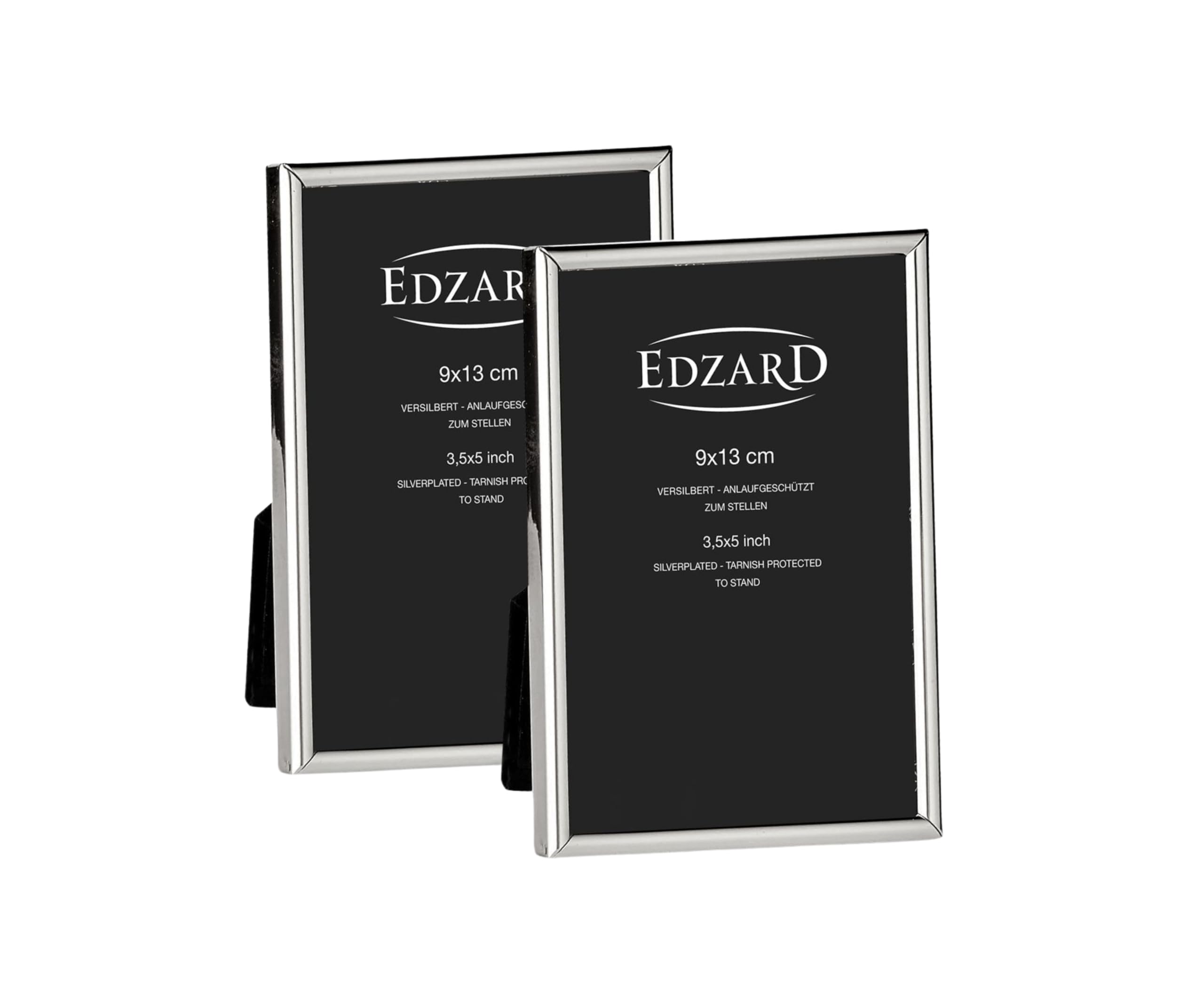 edzard-genua-bilderrahmen-2er-set-9x13-cm-versilbert image 1