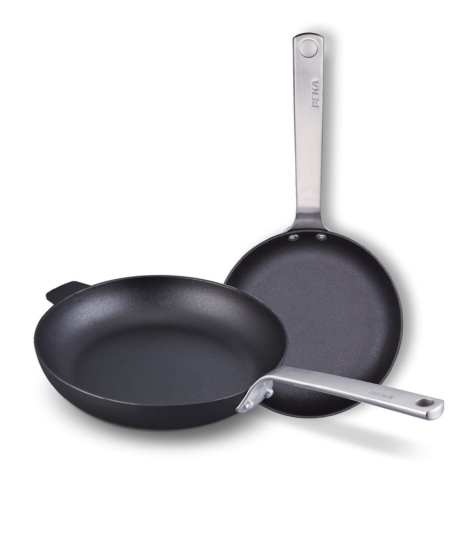 beka-stark-pfannenset-20-28-cm-gusseisen-schwarz image 1